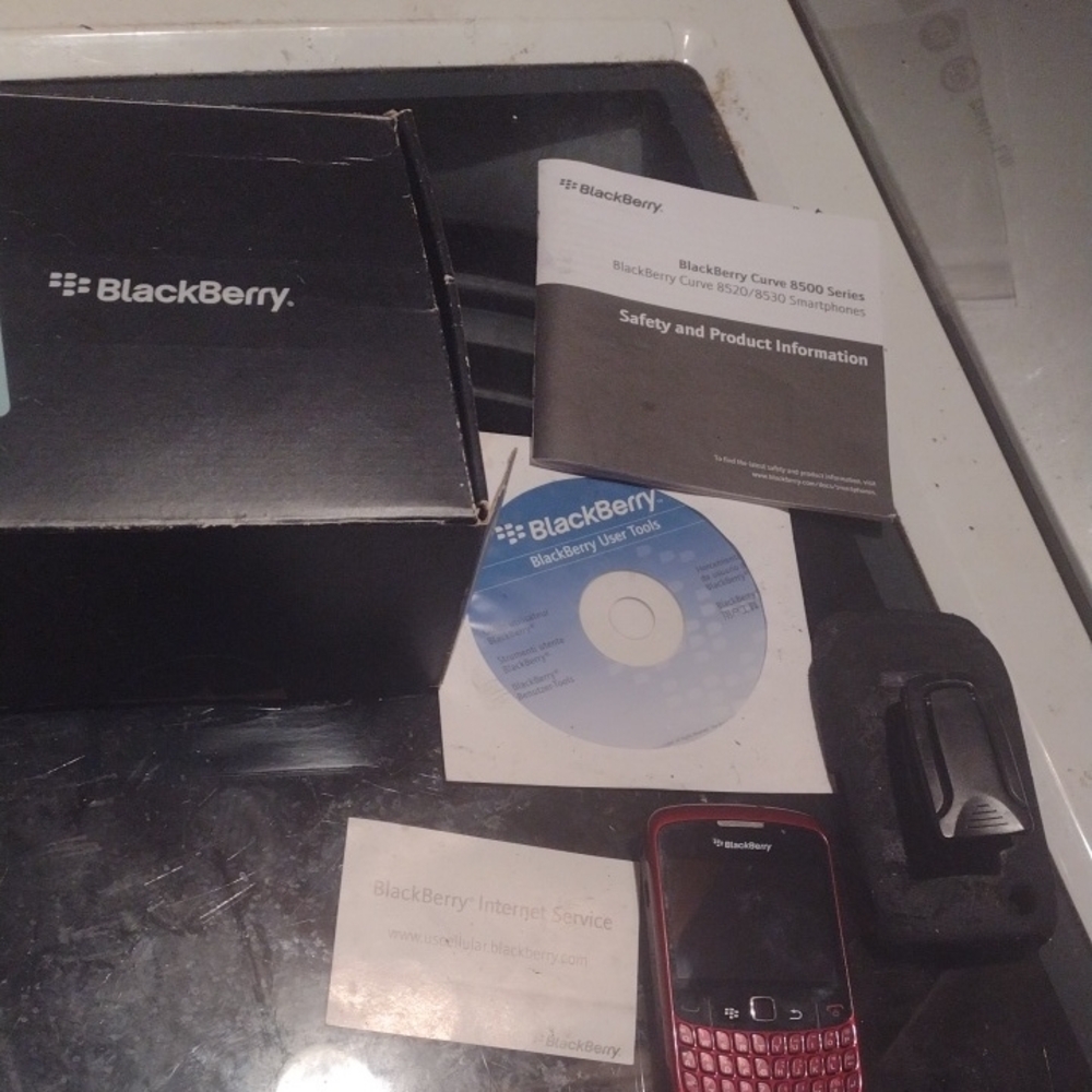 Blackberry Curve Red Smartphone